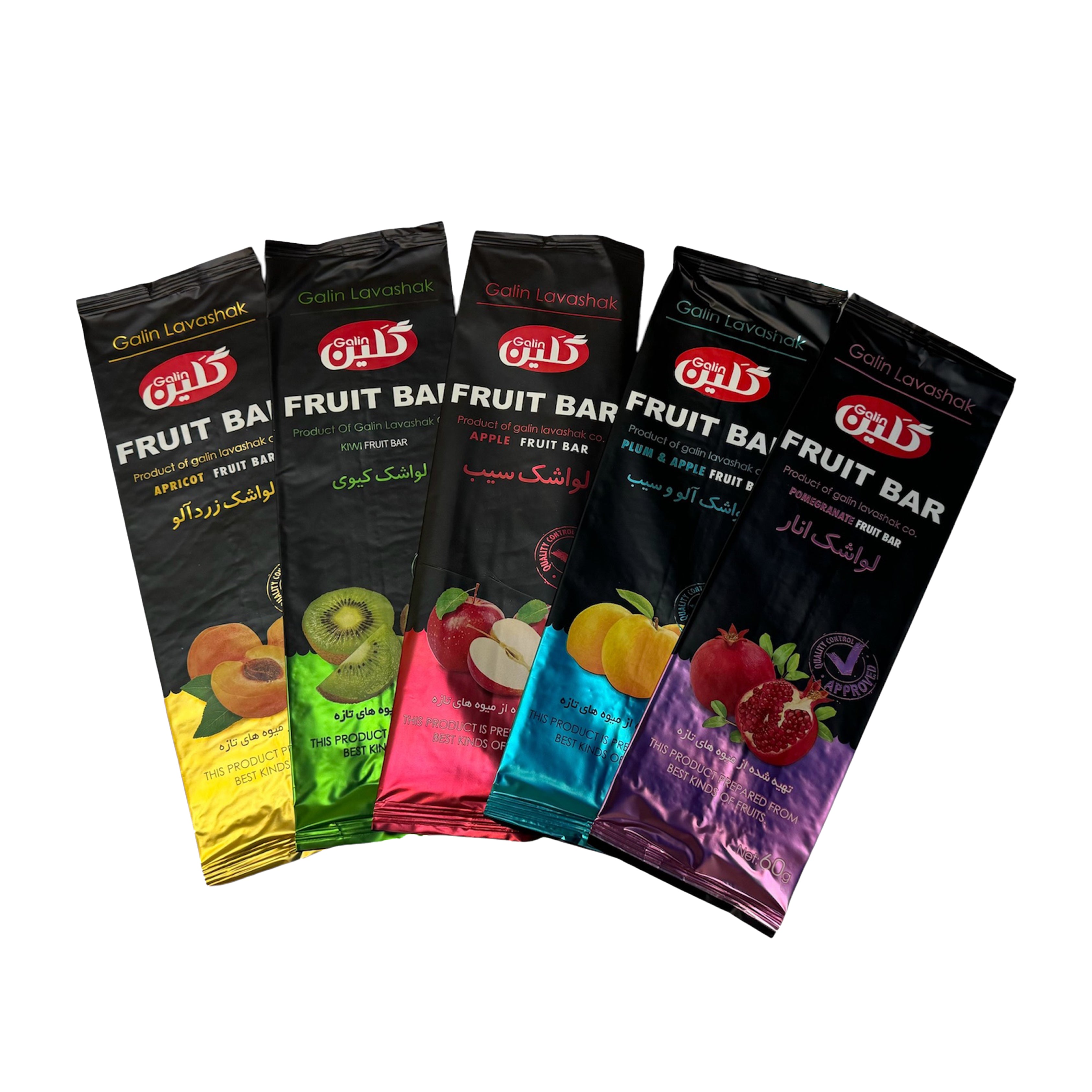 Galin | Mixed Fruit Bars (5 x 60 gr)